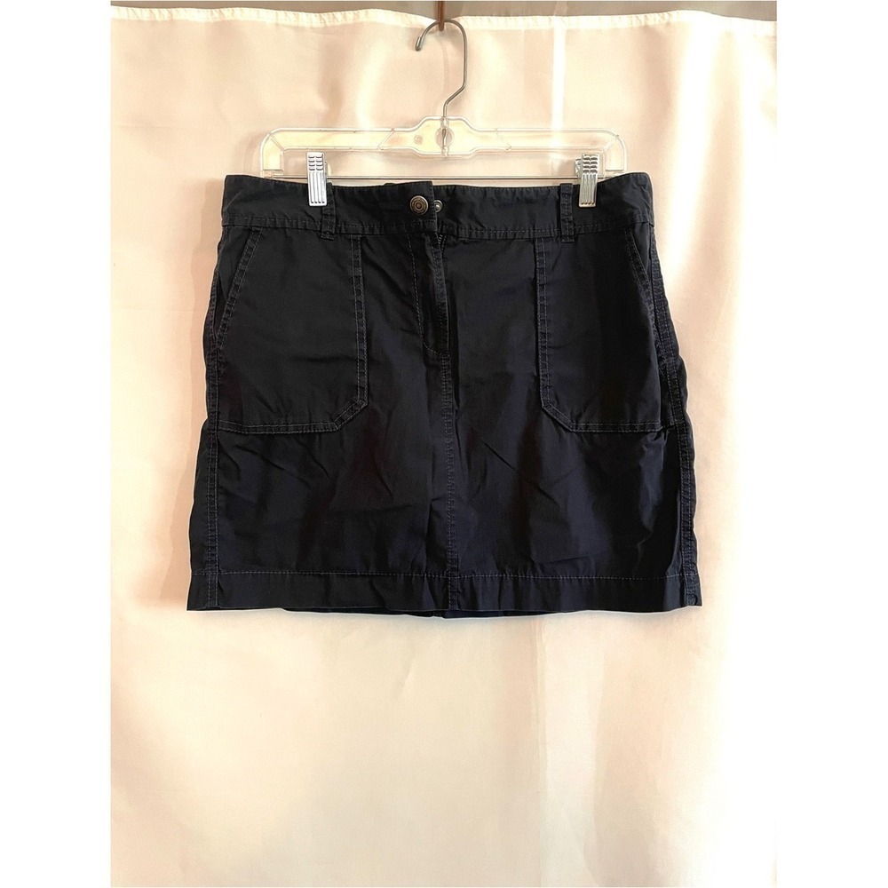 Y2K Navy Utility Cargo mini Skirt Pockets
